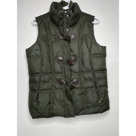 Eddie Bauer Womens Goose Down Puffer Vest Size S Hiking Athleisure Outdoors Zip - Picture 1 of 10